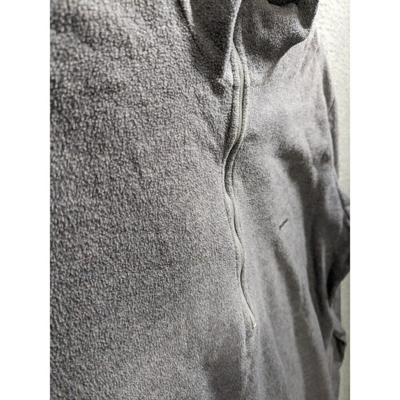 Patagonia Capilene Pullover Mens Large Fleece Zip Mock Sweater Made In USA Gray - Picture 12 of 12